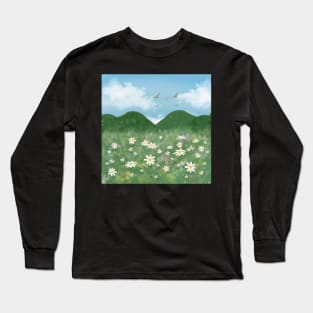 Bed of Daisies Long Sleeve T-Shirt